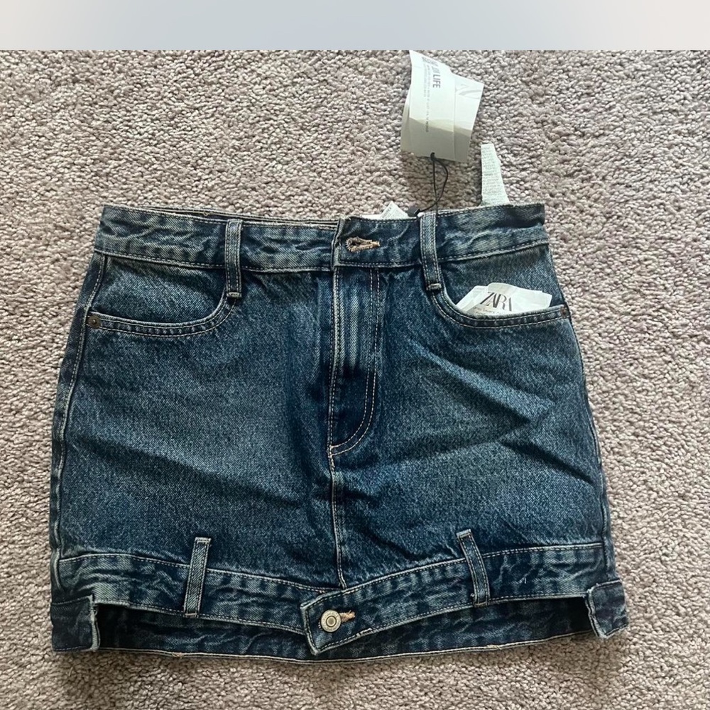 Zara Dark Blue Denim Jeans